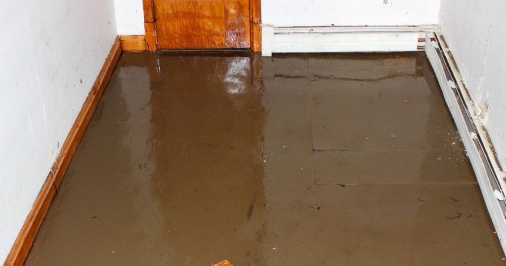 flooded basement