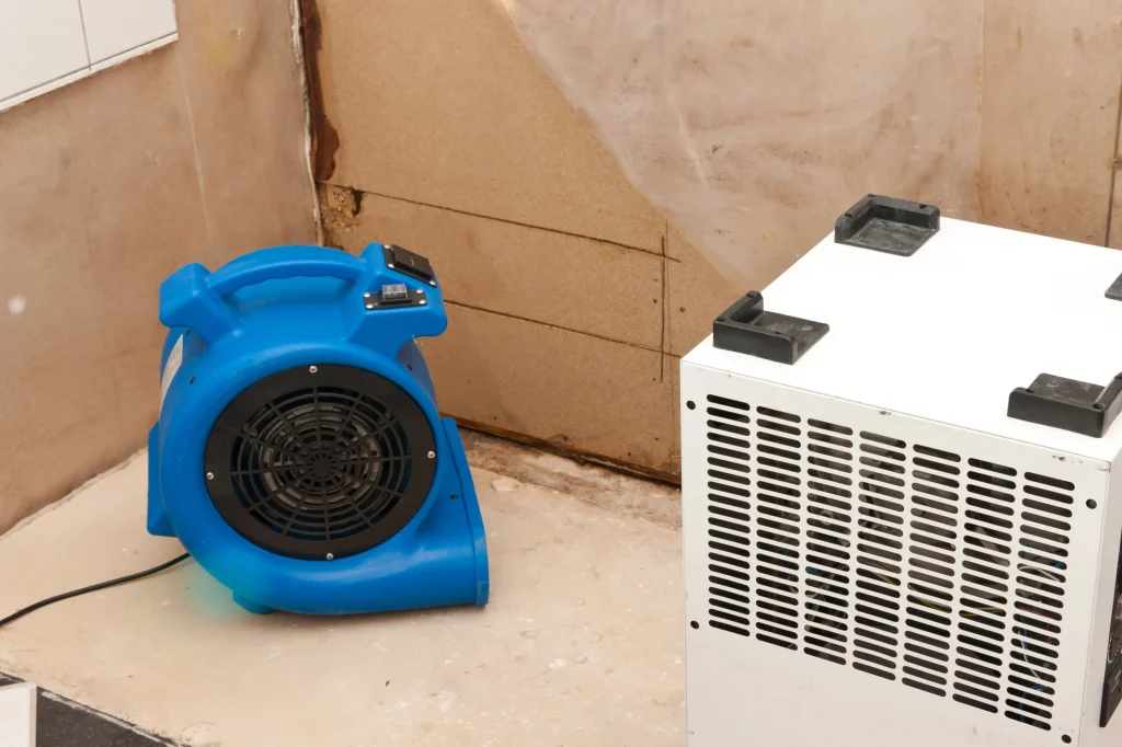 water damage equipment