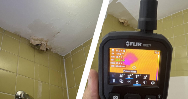 ceiling water damage case study